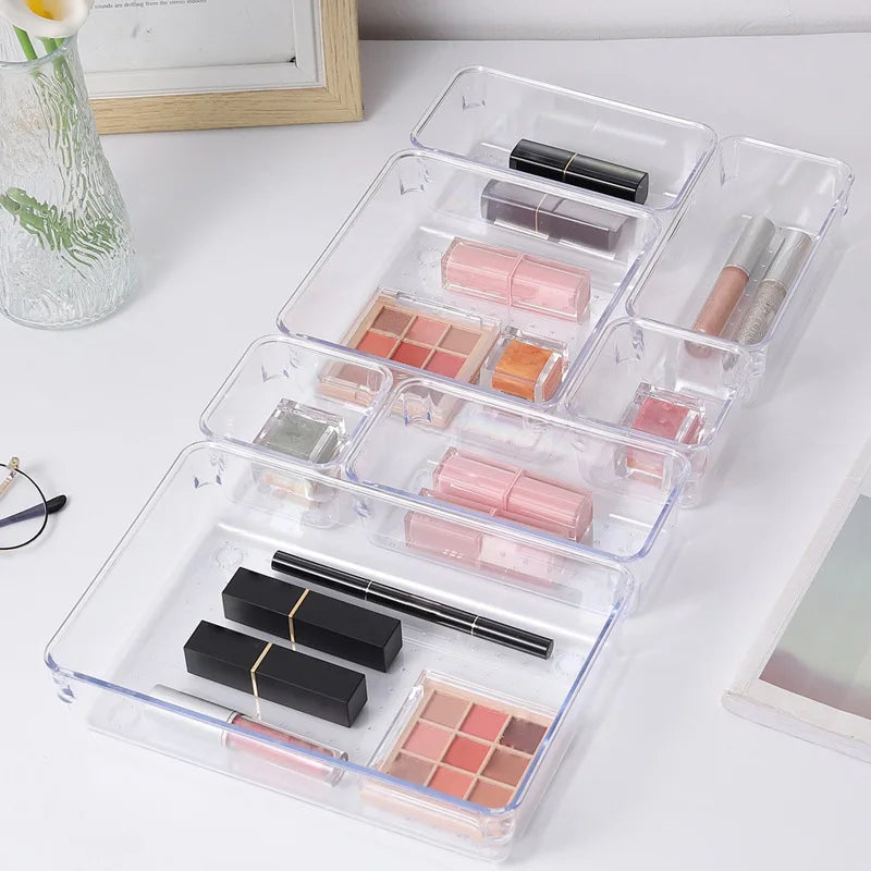 7PCS Desk Bathroom & Bedroom Drawer Organizers