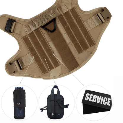 Large Dog Harness, Collar and Leash Set for Training and Walking