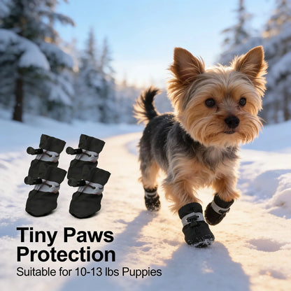 Puppy Shoes Waterproof Anti Slip for Puppies 10-13 lbs