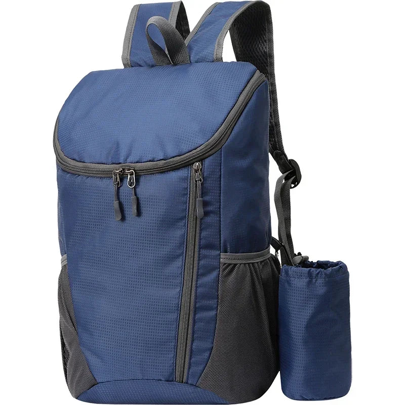 Foldable Backpack for Hiking w/Drinking Cup