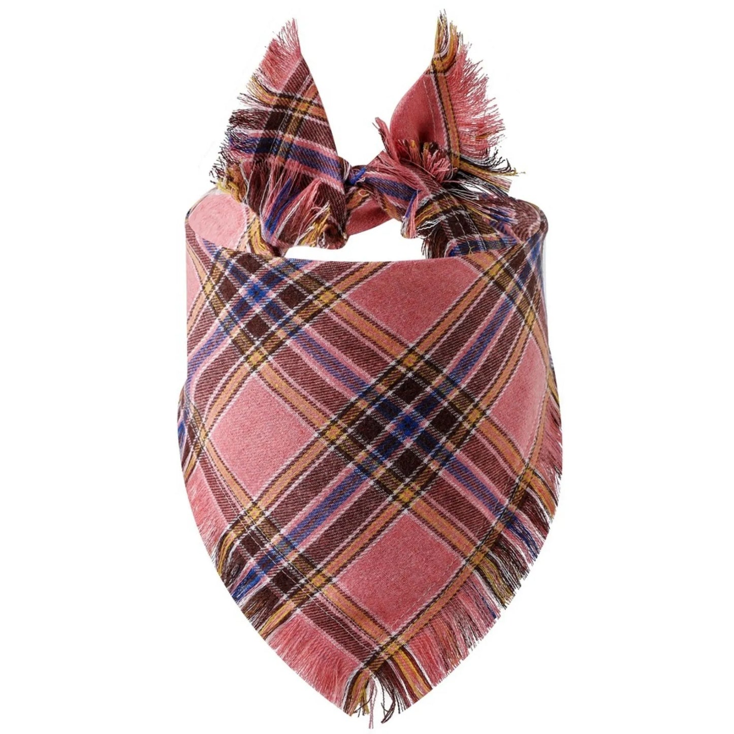 Dog Bandana Classic Plaid Scarf