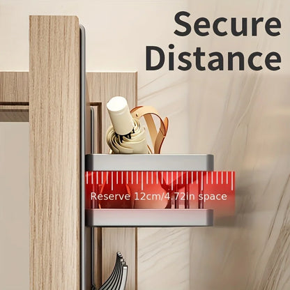 Easy To Install Over-the-Door Storage Rack
