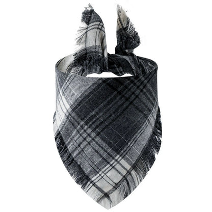 Dog Bandana Classic Plaid Scarf