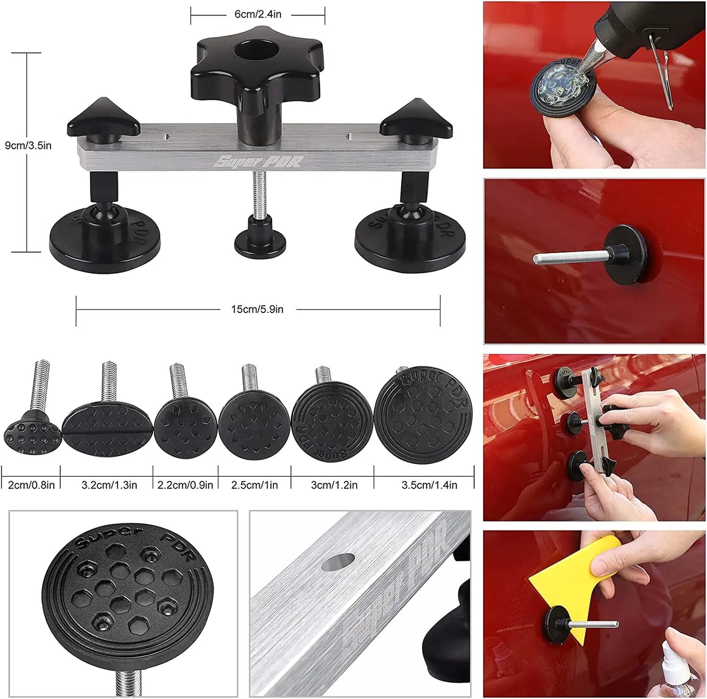 Car Dent Repair Puller Kit  for Paintless Dent Removal