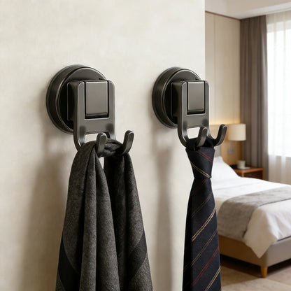 Double Hook Suction Cup No Drill Wall Hooks
