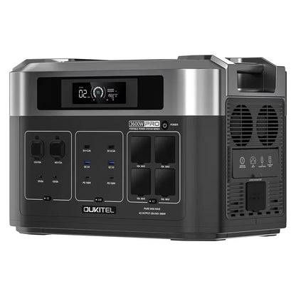Portable 3300W Solar Generator 2048Wh Li-Ion Battery