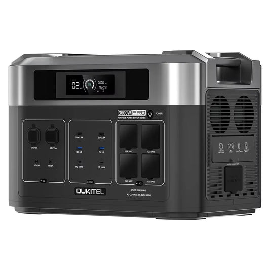 Portable 3300W Solar Generator 2048Wh Li-Ion Battery