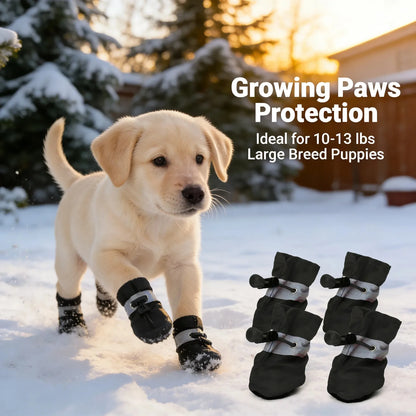 Puppy Shoes Waterproof Anti Slip for Puppies 10-13 lbs