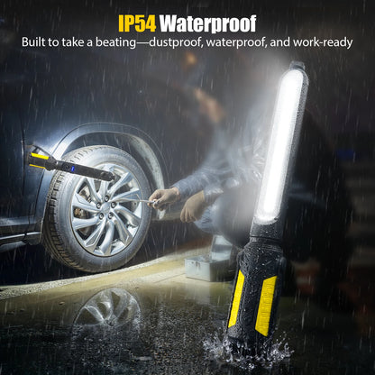 Dual Work Lights, Rechargeable, w/Underhood Mounts