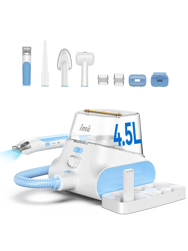Dog Vacuum Grooming Kits with Pet Clipper