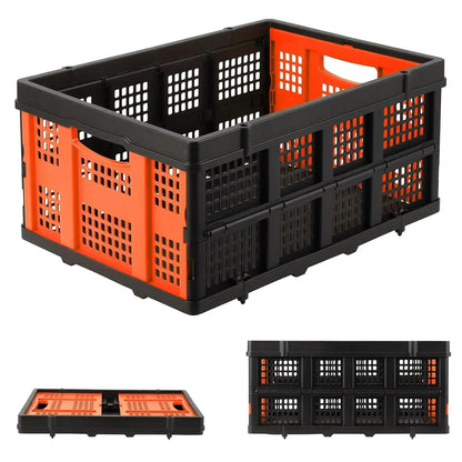 55L Heavy-Duty Collapsible Plastic Crate