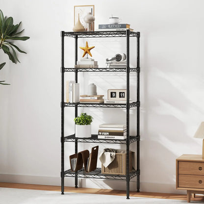 3-5 Tier Metal Wire Adjustable Storage Shelves