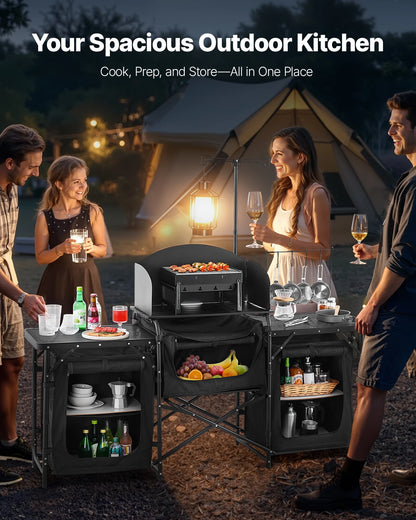Camping Kitchen Table  with Carrying Bag,