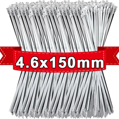 Stainless Steel Cable Ties w/Quantity & Size Choice