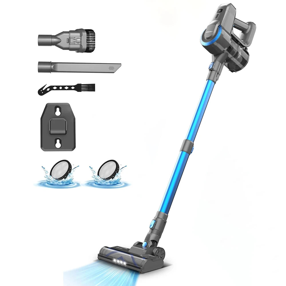 Cordless Upright Vacuum Cleaner, for Carpet, Floor, Car, Pet Hair