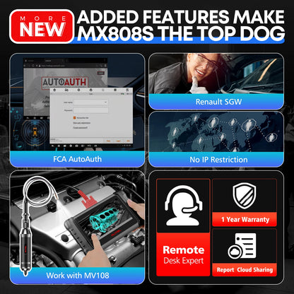 Autel MaxiCheck MX808S OBD2 Bi-directional Scanner