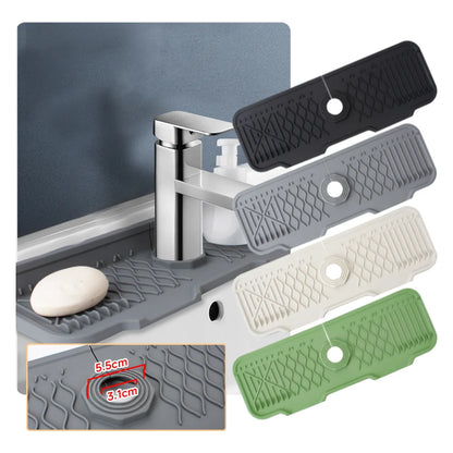 Silicone Kitchen Faucet Drip Tray, for Soap & Sponge