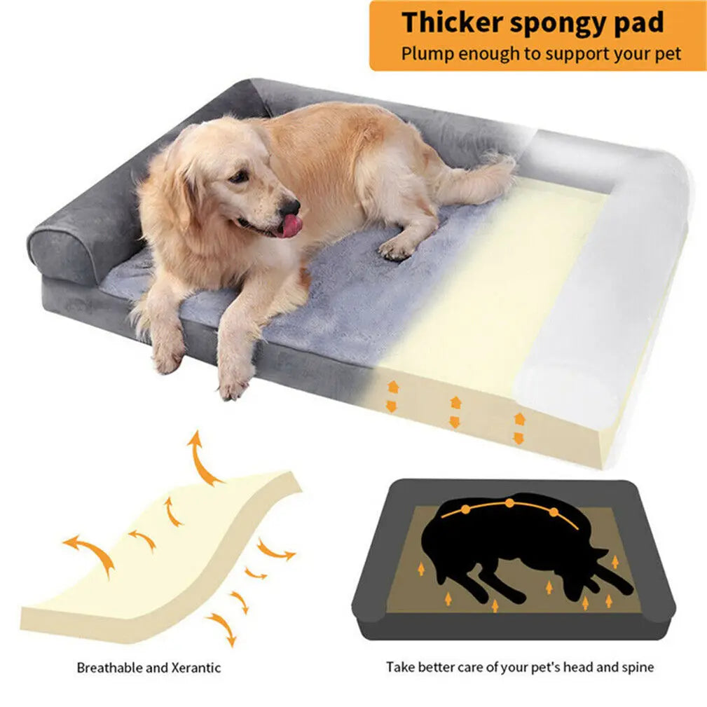 Dog Bed Extra Large Orthopedic with Removable Washable Cover