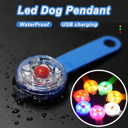 LED Pet Dog and Cat Pendant Collar With Lights