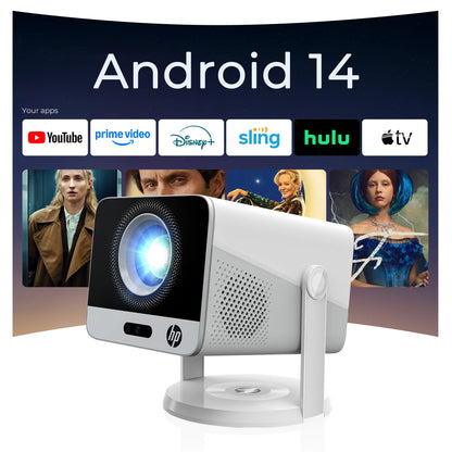 1080P Android Wifi6 1920*1080P Home Cinema Projetor
