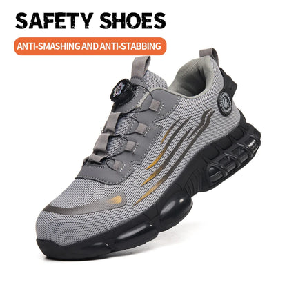 Steel Toe Outdoor Work Shoes. Shock Absorption Running Shoes