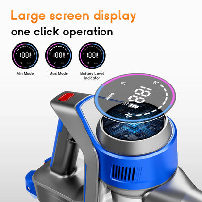 Cordless Handheld Vacuum Cleaner with High Power Suction, Wet and Dry