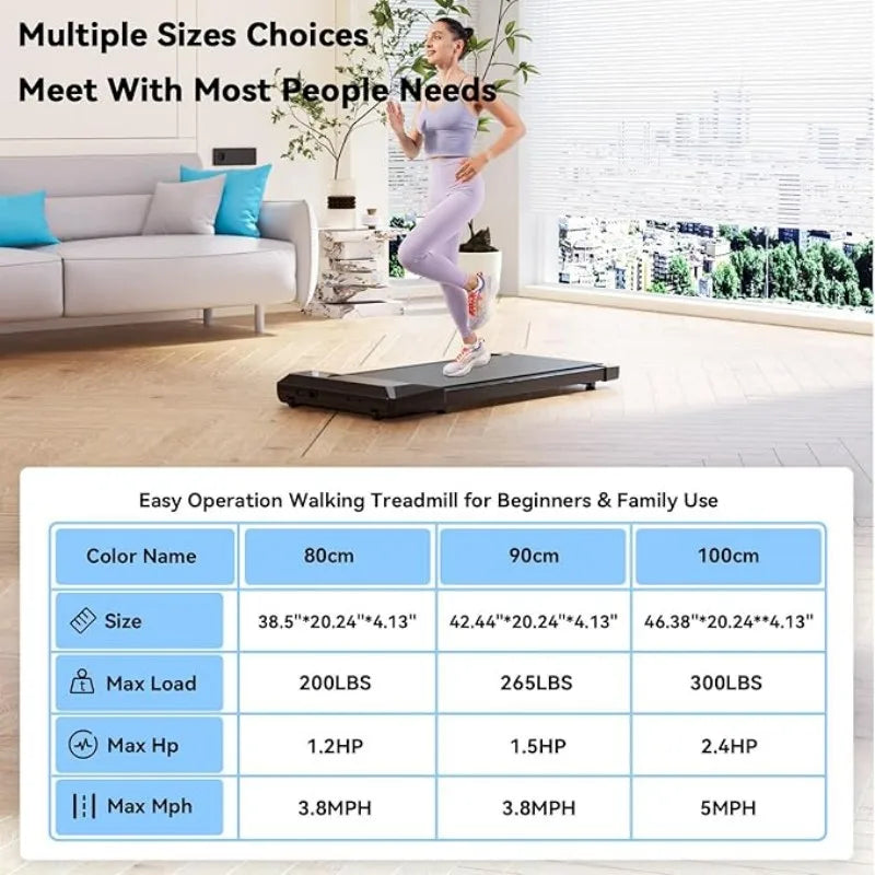 Treadmill for Small Spaces with APP & Remote Control