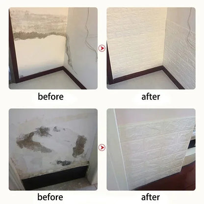 70cmx10m Self-adhesive Antique Foam Brick Wallpaper